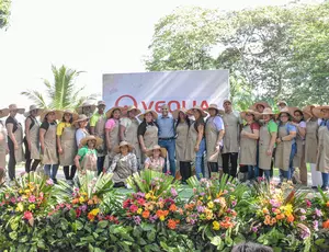 huertas comunitarias Veolia