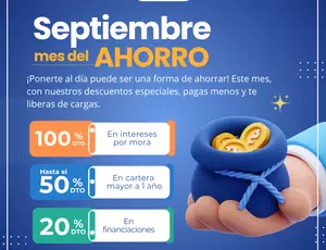 Septiembre mes del ahorro