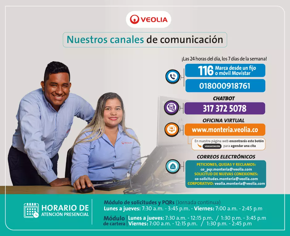 canales de comunicación actualizados
