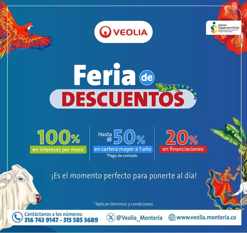 ¡En Veolia seguimos de feria de descuentos!