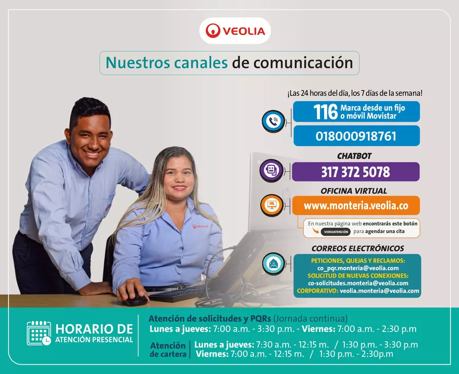 Canales de comunicación
